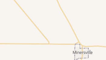 Minersville, Utah map