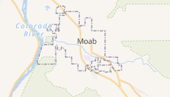 Moab, Utah map