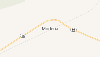 Modena, Utah map