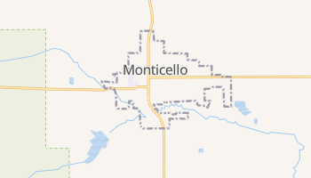 Monticello, Utah map