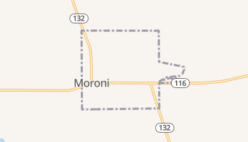 Moroni, Utah map