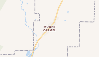 Mount Carmel, Utah map