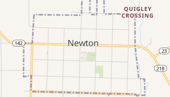 Newton, Utah map