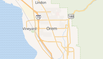 Orem, Utah map