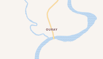 Ouray, Utah map