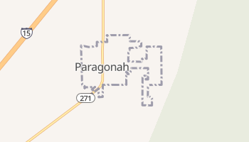Paragonah, Utah map