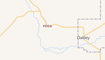Peoa, Utah map