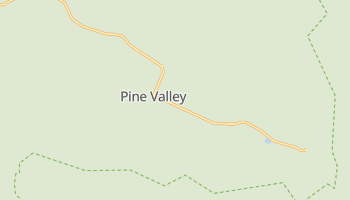 Pine Valley, Utah map
