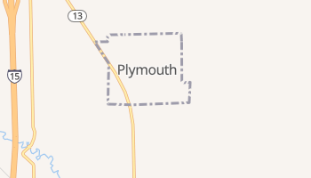 Plymouth, Utah map