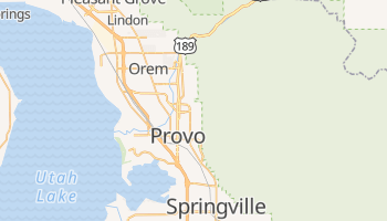 Provo, Utah map