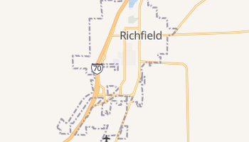 Richfield, Utah map