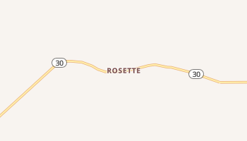 Rosette, Utah map