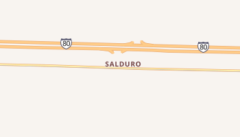 Salduro, Utah map
