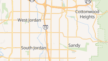 Sandy City, Utah map