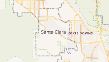 Santa Clara, Utah map