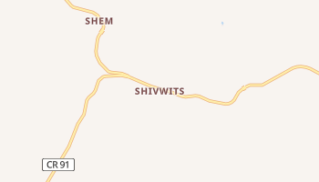 Shivwits, Utah map