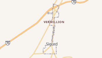 Sigurd, Utah map