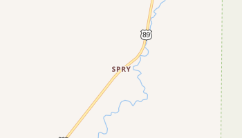 Spry, Utah map