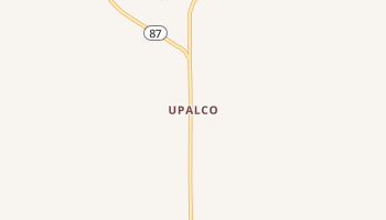 Upalco, Utah map