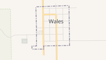Wales, Utah map