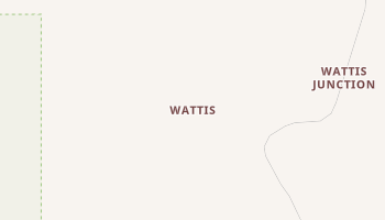 Wattis, Utah map