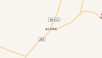 Acorn, Virginia map