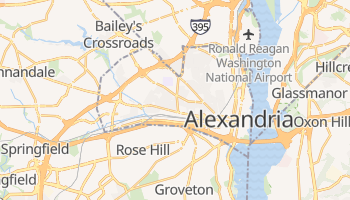 Alexandria, Virginia map
