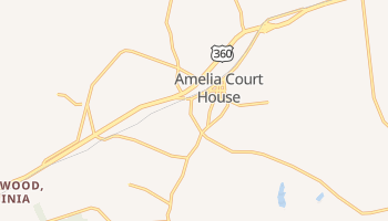 Amelia Court House, Virginia map