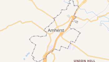 Amherst, Virginia map
