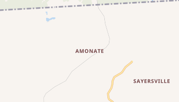 Amonate, Virginia map