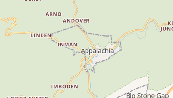 Appalachia, Virginia map