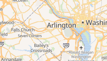 Arlington, Virginia map