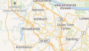 Ashburn, Virginia map