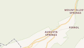 Augusta Springs, Virginia map