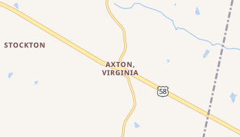 Axton, Virginia map