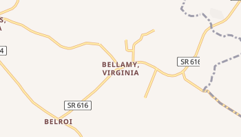 Bellamy, Virginia map
