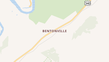 Bentonville, Virginia map