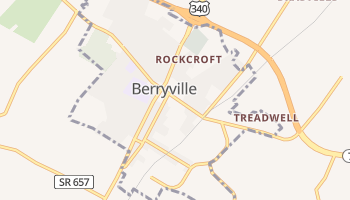 Berryville, Virginia map