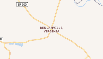 Beulahville, Virginia map