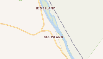 Big Island, Virginia map