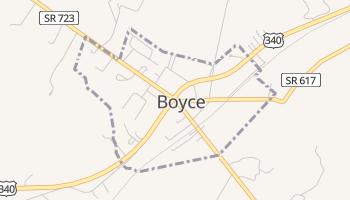 Boyce, Virginia map