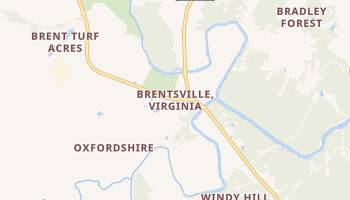 Brentsville, Virginia map
