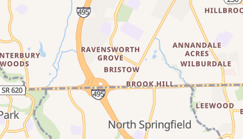 Bristow, Virginia map