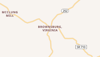 Brownsburg, Virginia map