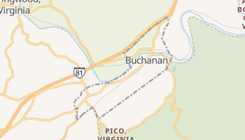 Buchanan, Virginia map