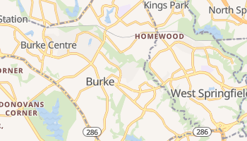 Burke, Virginia map