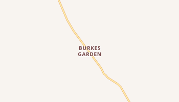 Burkes Garden, Virginia map