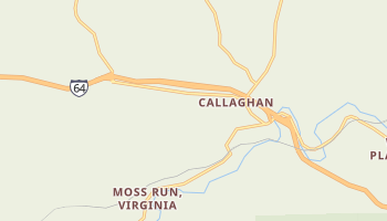 Callaghan, Virginia map