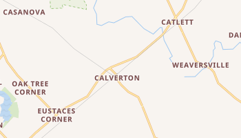Calverton, Virginia map