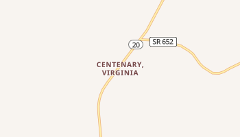 Centenary, Virginia map